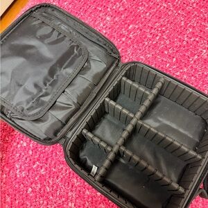 Black Travel Makeup Organizer